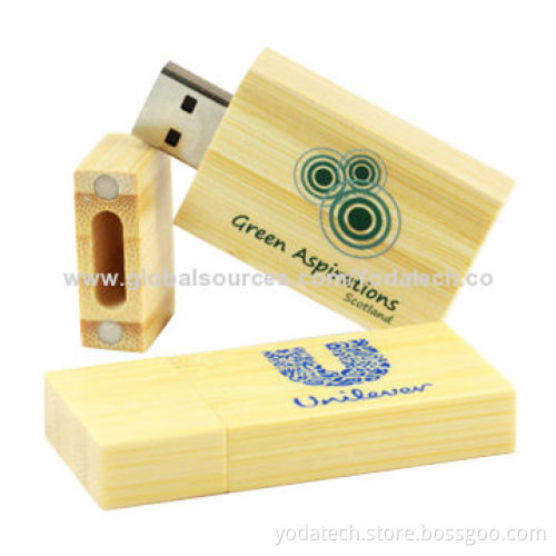 Bamboo Square USB
